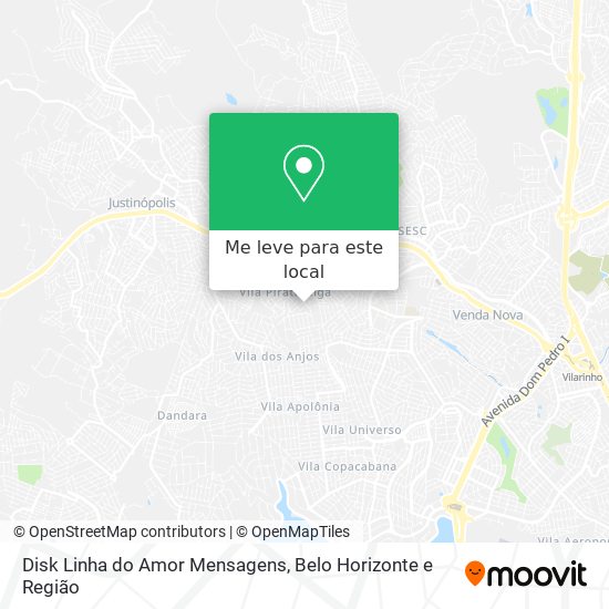 Disk Linha do Amor Mensagens mapa