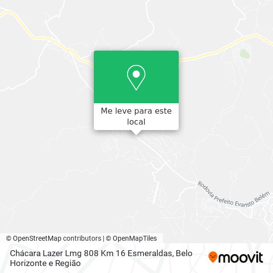 Chácara Lazer Lmg 808 Km 16 Esmeraldas mapa