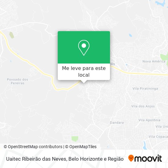 Uaitec Ribeirão das Neves mapa