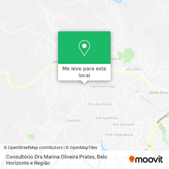 Consultório Dra Marina Oliveira Prates mapa