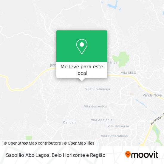 Sacolão Abc Lagoa mapa
