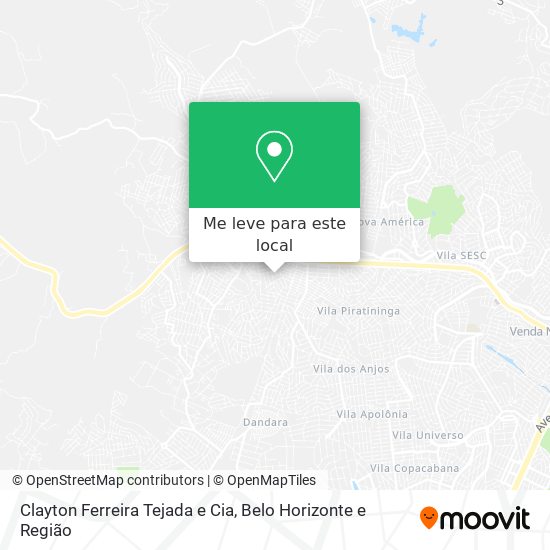 Clayton Ferreira Tejada e Cia mapa