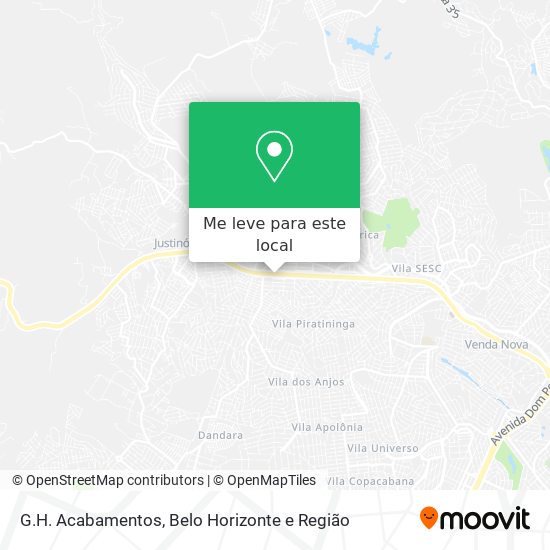 G.H. Acabamentos mapa
