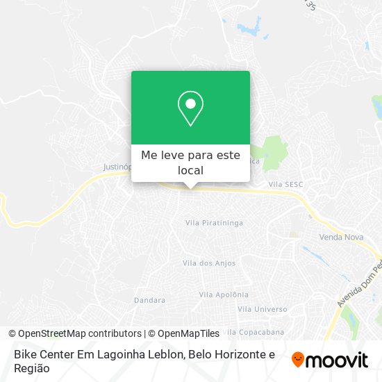 Bike Center Em Lagoinha Leblon mapa