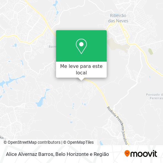 Alice Alvernaz Barros mapa