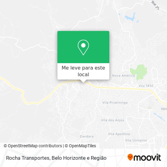 Rocha Transportes mapa
