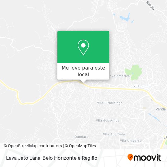 Lava Jato Lana mapa