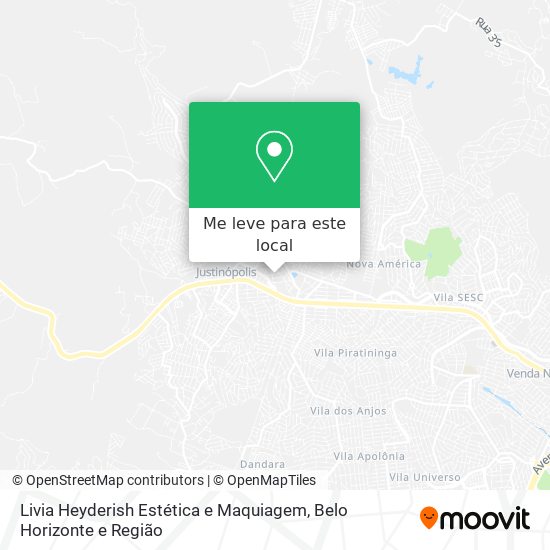 Livia Heyderish Estética e Maquiagem mapa