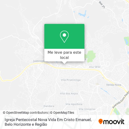 Igreja Pentecostal Nova Vida Em Cristo Emanuel mapa