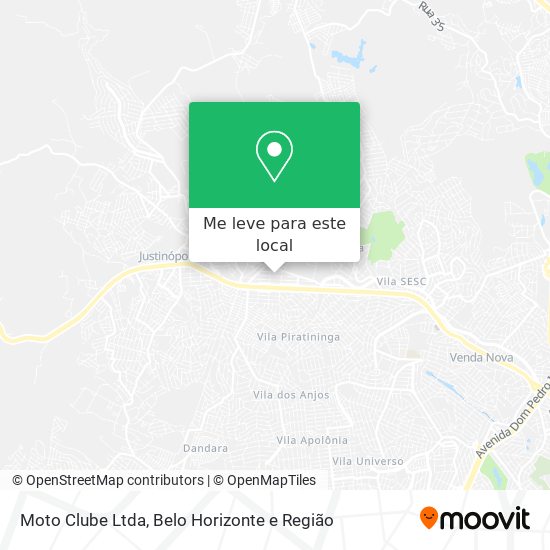 Moto Clube Ltda mapa