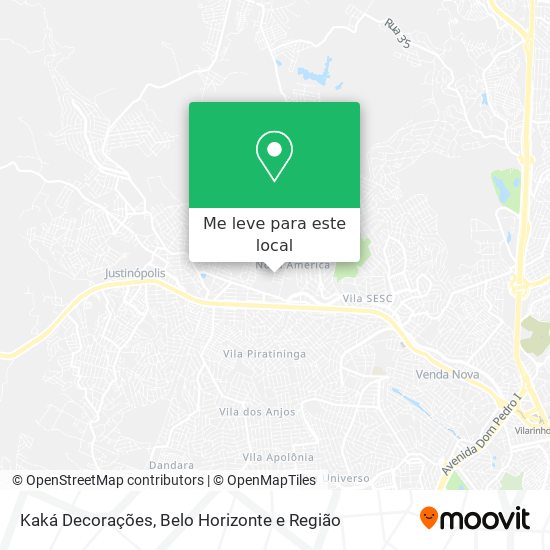 Kaká Decorações mapa