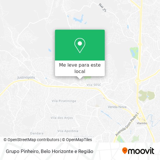 Grupo Pinheiro mapa