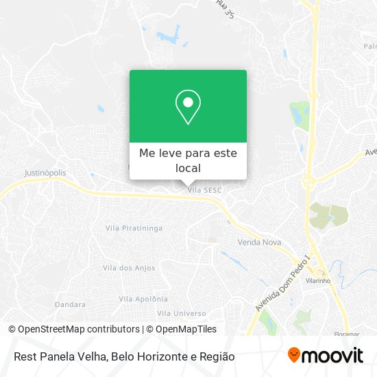 Rest Panela Velha mapa