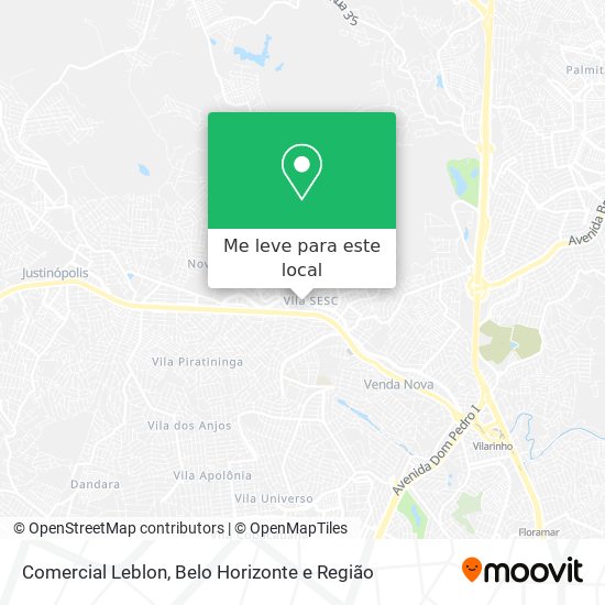 Comercial Leblon mapa