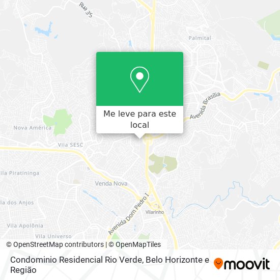 Condominio Residencial Rio Verde mapa