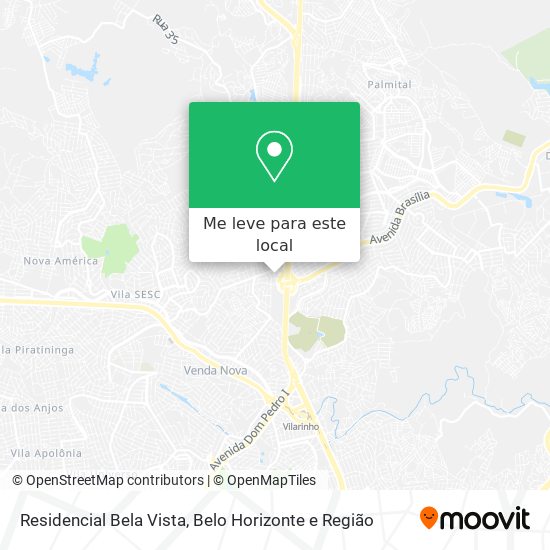 Residencial Bela Vista mapa