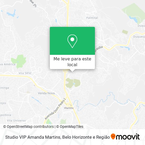 Studio VIP Amanda Martins mapa