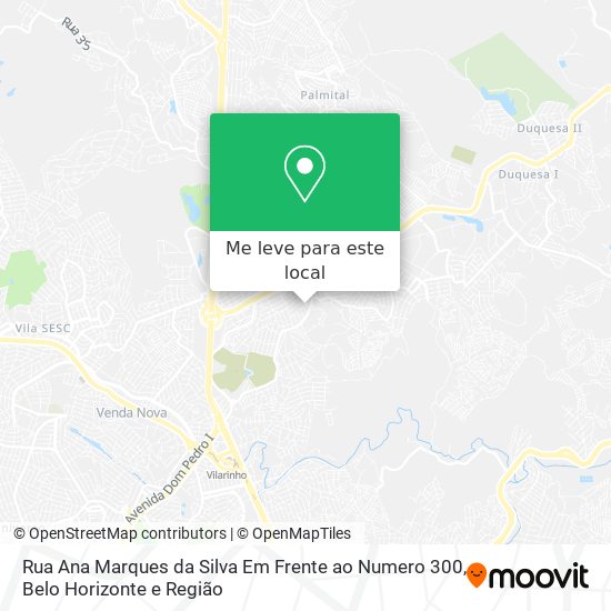 Rua Ana Marques da Silva Em Frente ao Numero 300 mapa