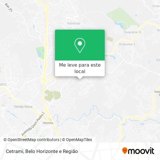Cetrami mapa