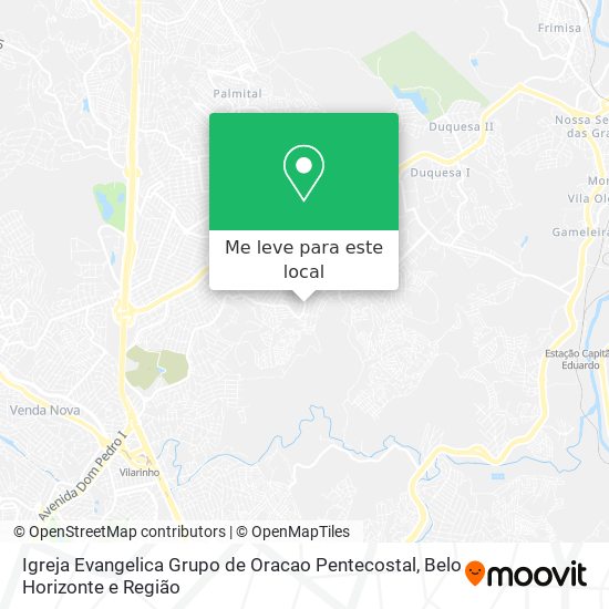 Igreja Evangelica Grupo de Oracao Pentecostal mapa