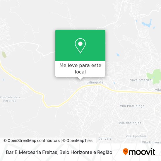 Bar E Mercearia Freitas mapa