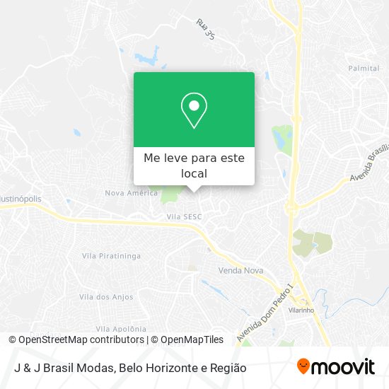 J & J Brasil Modas mapa