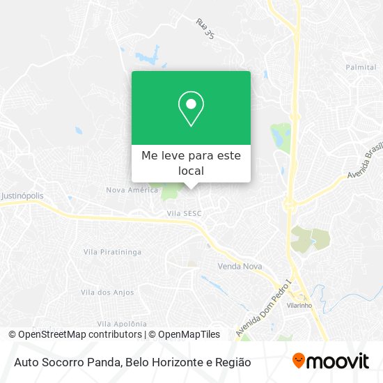 Auto Socorro Panda mapa