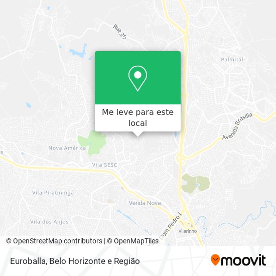 Euroballa mapa