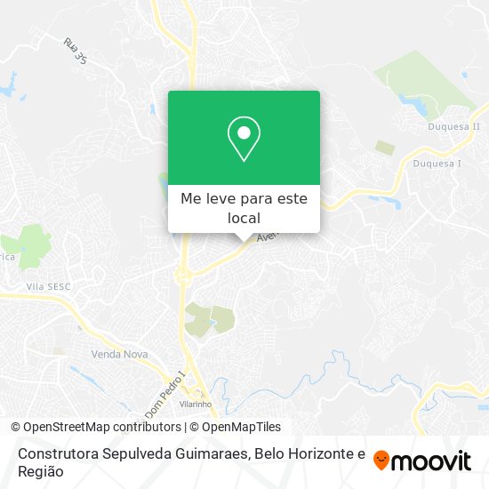 Construtora Sepulveda Guimaraes mapa