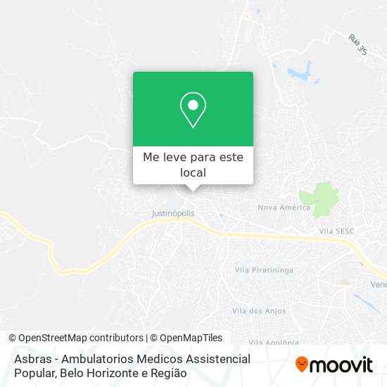 Asbras - Ambulatorios Medicos Assistencial Popular mapa
