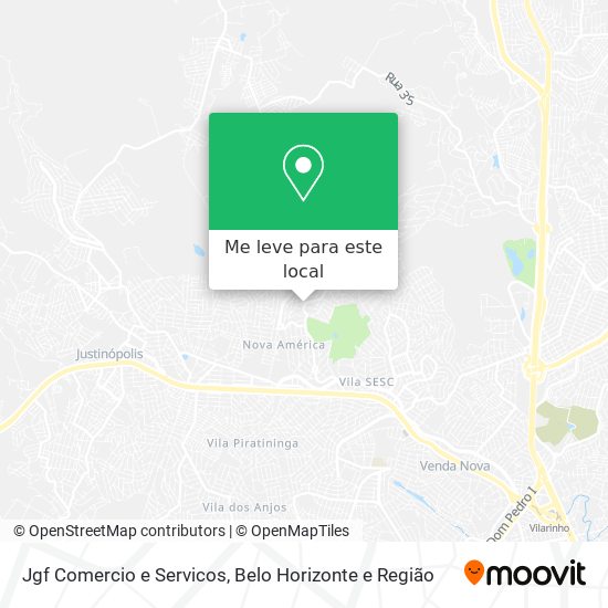 Jgf Comercio e Servicos mapa