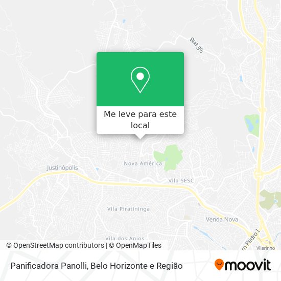 Panificadora Panolli mapa