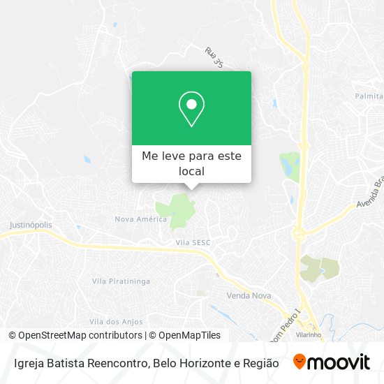 Igreja Batista Reencontro mapa