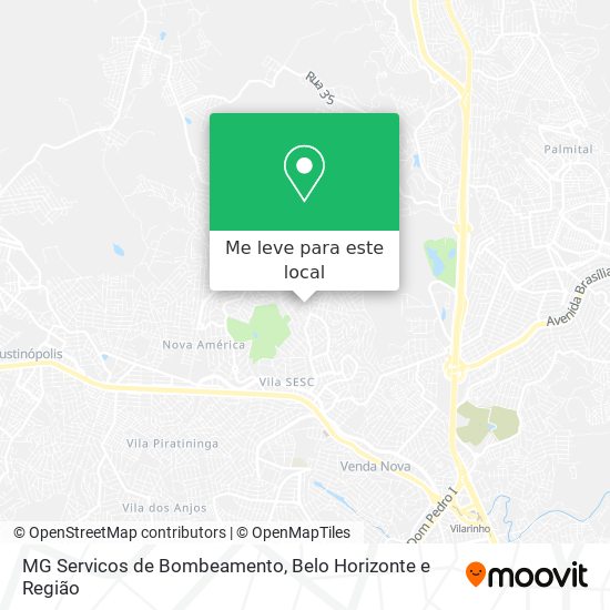 MG Servicos de Bombeamento mapa