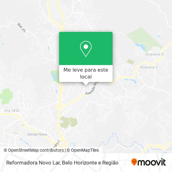 Reformadora Novo Lar mapa