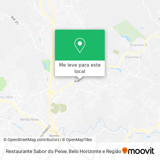 Restaurante Sabor do Peixe mapa