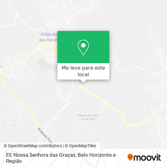 EE Nossa Senhora das Graças mapa