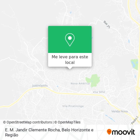 E. M. Jandir Clemente Rocha mapa
