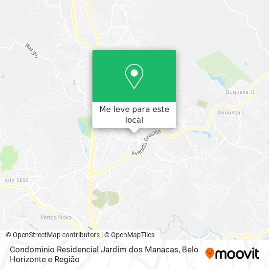 Condominio Residencial Jardim dos Manacas mapa