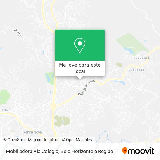Mobiliadora Via Colégio mapa