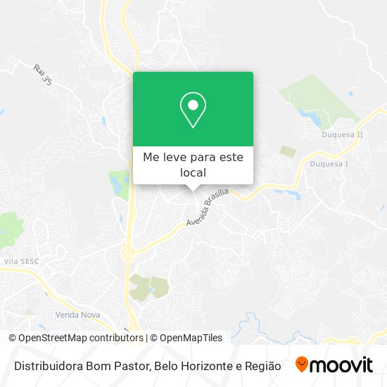 Distribuidora Bom Pastor mapa