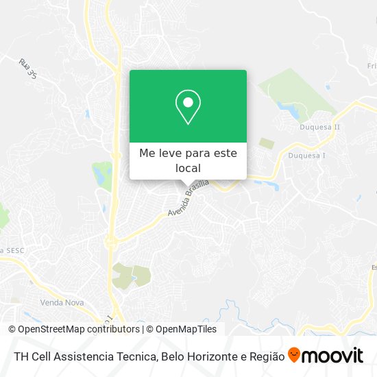 TH Cell Assistencia Tecnica mapa