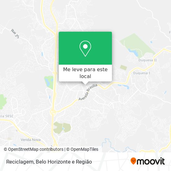 Reciclagem mapa