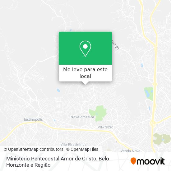 Ministerio Pentecostal Amor de Cristo mapa