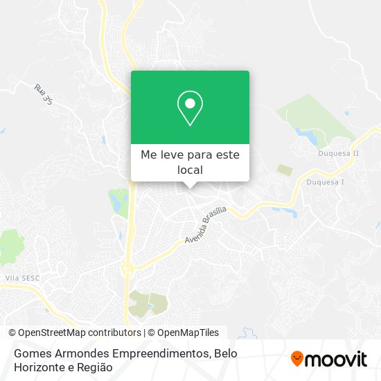 Gomes Armondes Empreendimentos mapa
