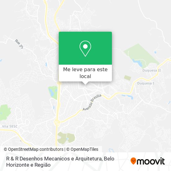 R & R Desenhos Mecanicos e Arquitetura mapa