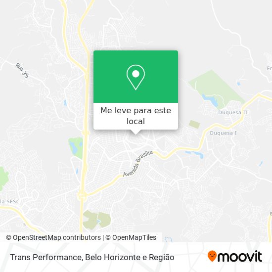 Trans Performance mapa