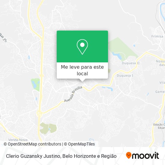 Clerio Guzansky Justino mapa