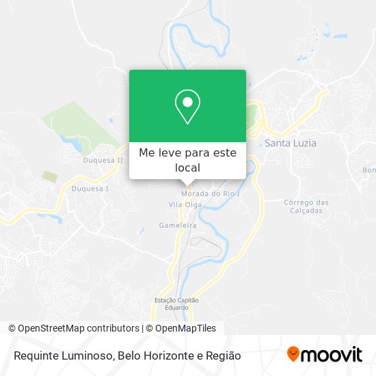 Requinte Luminoso mapa