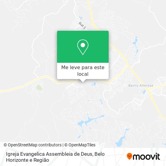 Igreja Evangelica Assembleia de Deus mapa